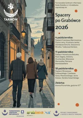 Grabówka pokaże Tarnów śladami pisarzy i artystów. Trzy bezpłatne spacery